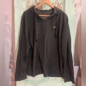 Women’s Vans grey-black hoodie sweatshirt
